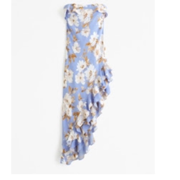 Abercrombie & Fitch Dresses & Skirts - Floral Asymmetrical Ruffle Dress